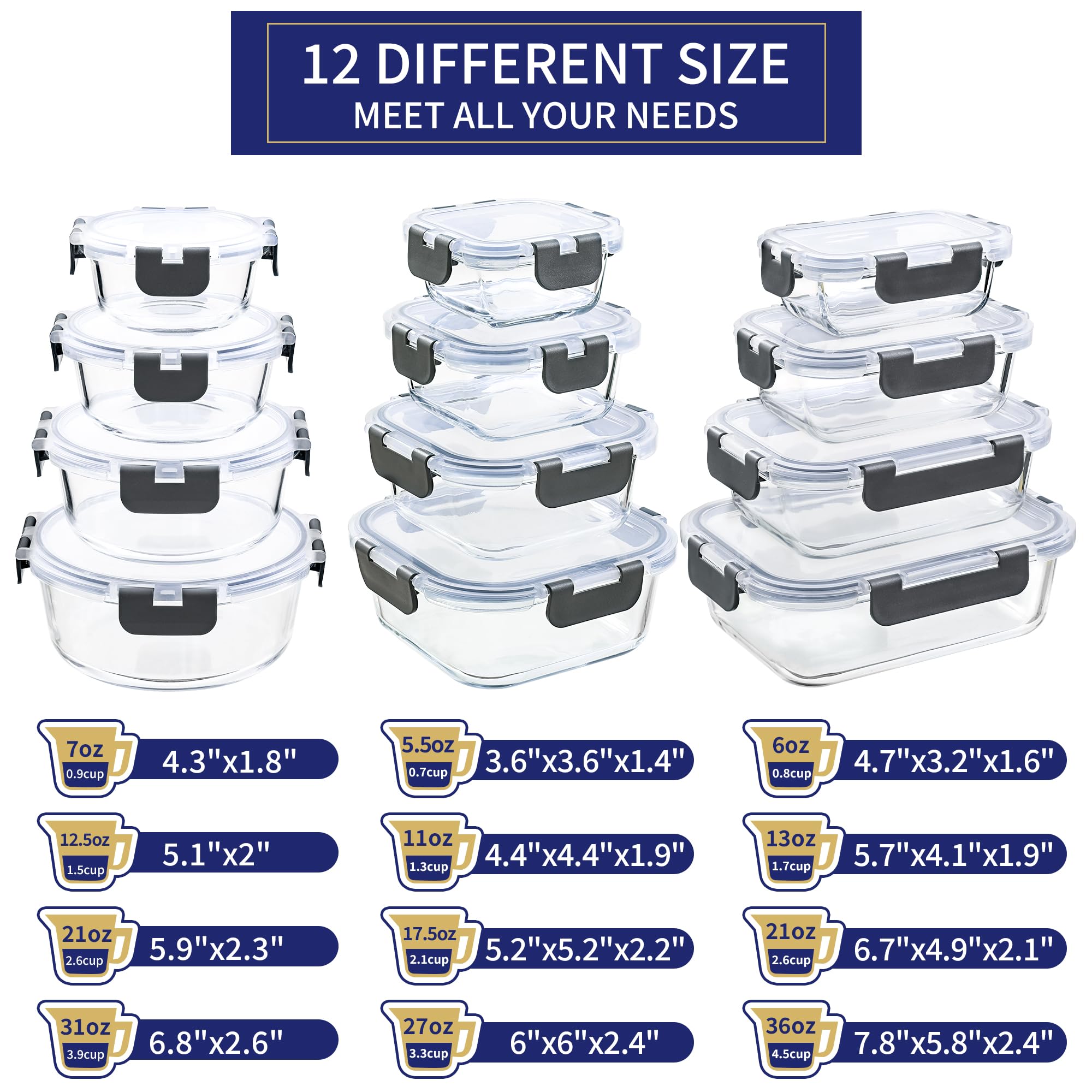MFY rectangle 21oz container designed for portioned lunches