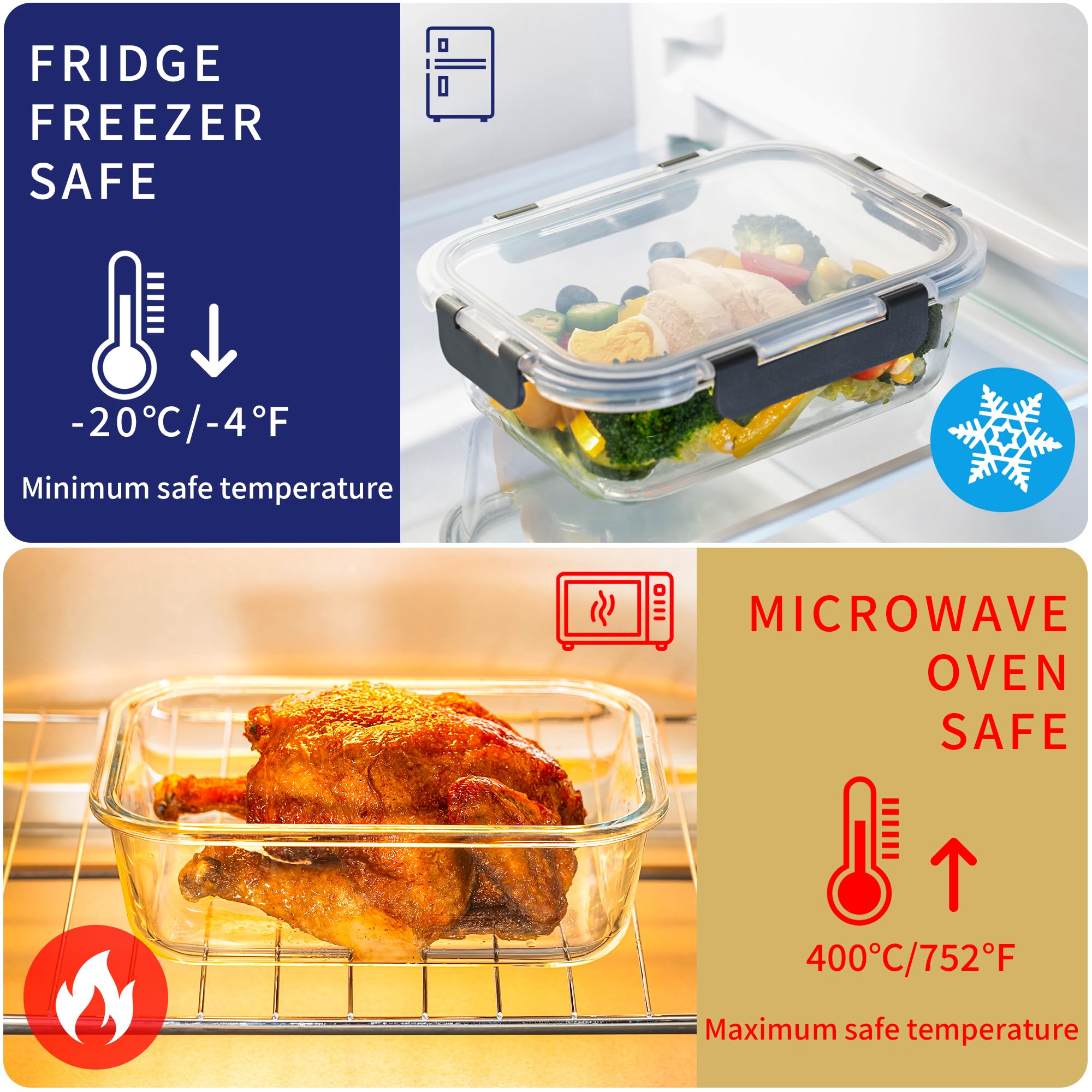 MFY rectangle 6oz container perfect for dips and sauces