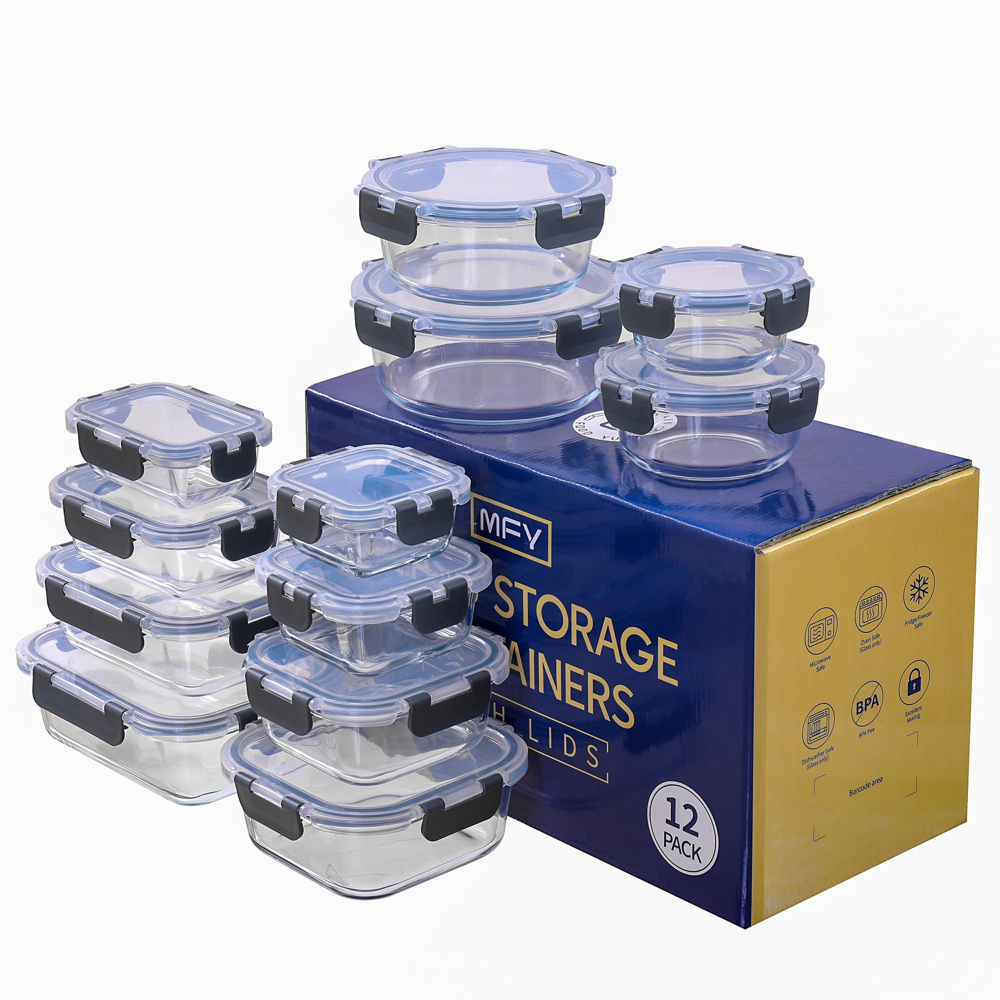 MFY round 12-5oz container for small servings and snacks