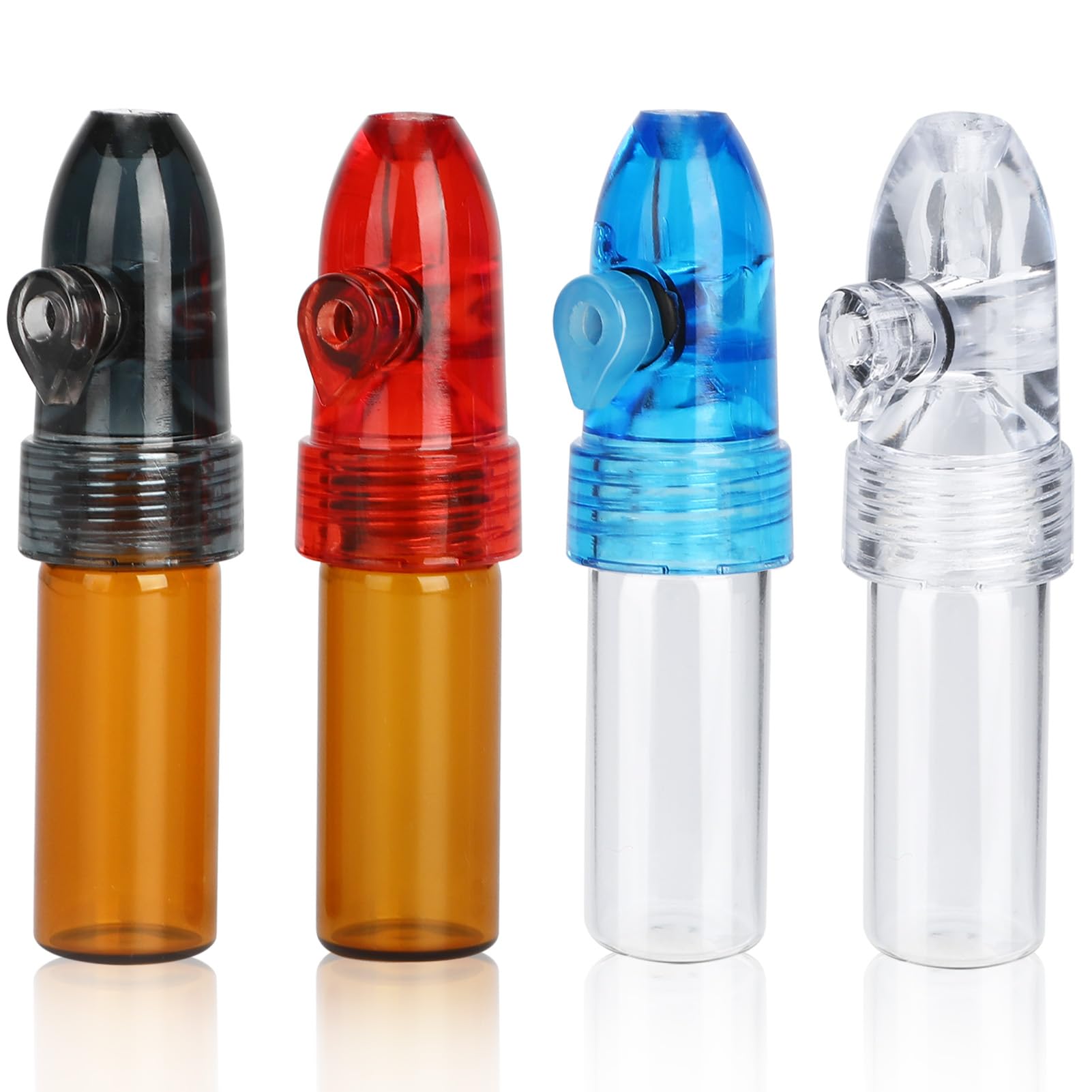 MGOJIJINN portable spice dispenser front view showing compact travel-friendly design.