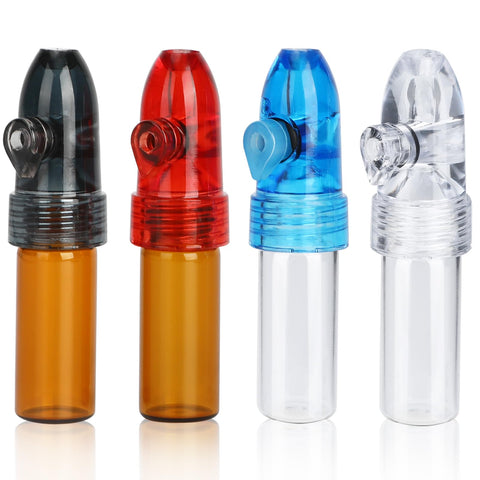 MGOJIJINN portable spice dispenser front view showing compact travel-friendly design.