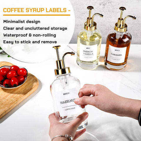 MHDCLY versatile syrup dispensers for home or cafe