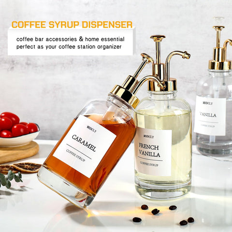 MHDCLY sleek clear glass dispenser enhances aesthetics