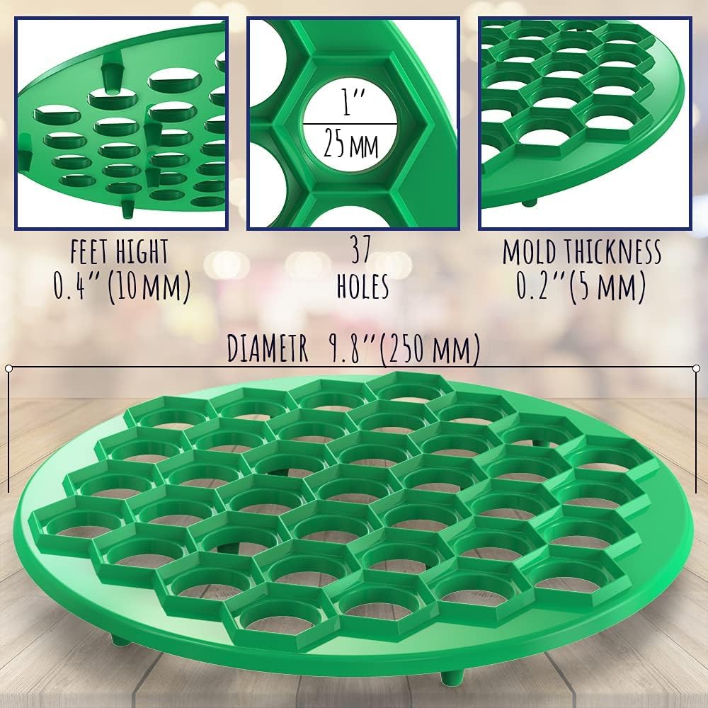 MHH Dumpling Maker easy-clean design for rinse-and-serve batches