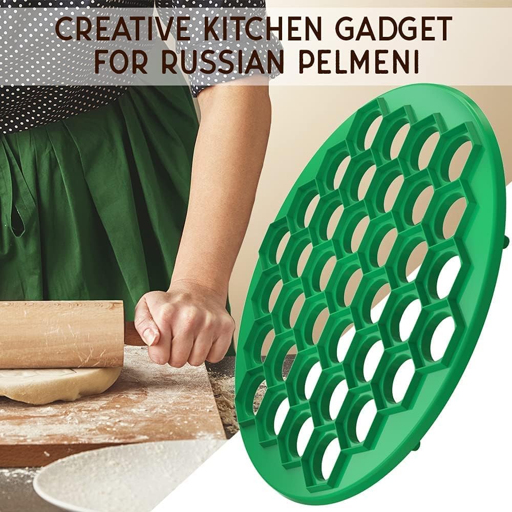 MHH 14-dumpling pelmeni maker doubles as a hot trivet