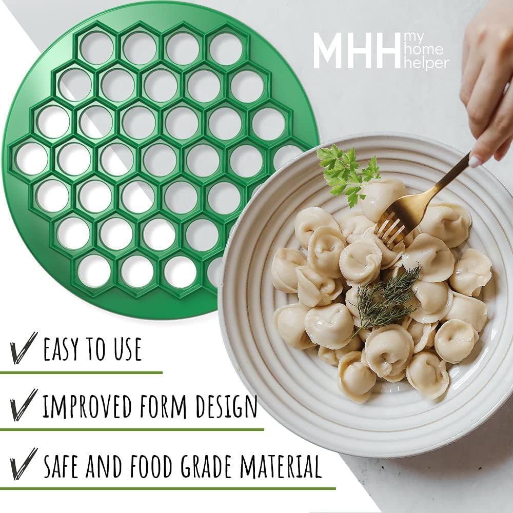 MHH Pelmeni Mold in durable aluminum for long-lasting use
