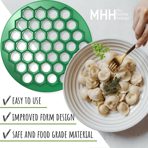 MHH Pelmeni Mold in durable aluminum for long-lasting use