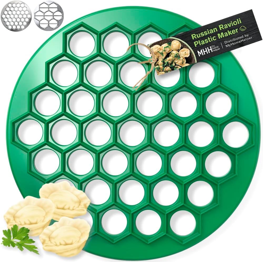 MHH Russian Dumpling Maker creates 14 dumplings at once for quick family meals