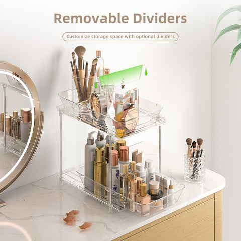 MHHA pull-out drawer kitchen pantry for organized bottles and snacks