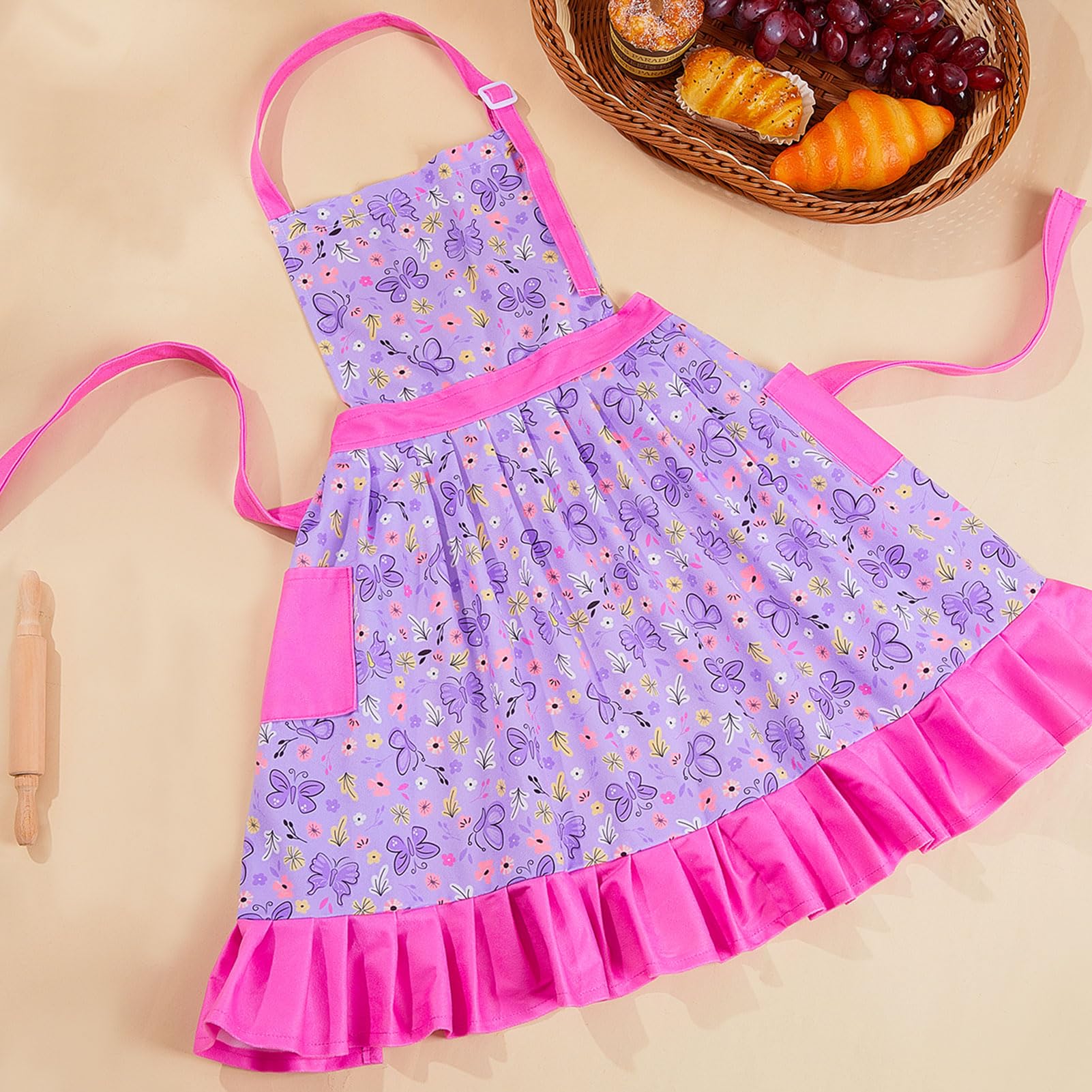 MHJY adjustable neck strap on kids apron
