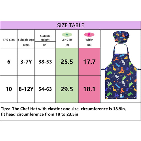 MHJY machine washable apron for quick cleanup after activities.