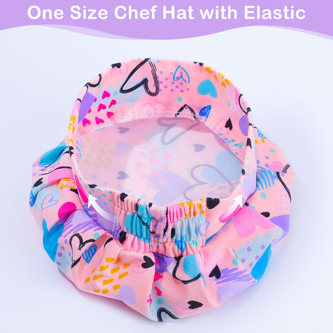 MHJY Apron Hat Set featuring unicorn print for lively cooking sessions.