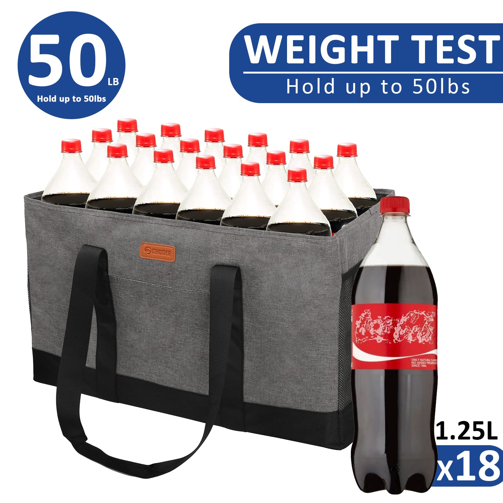 MHOMER reinforced bottom waterproof panel protecting contents during transport.