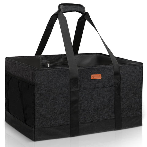 MHOMER reusable grocery bag with a waterproof bottom for damp items.