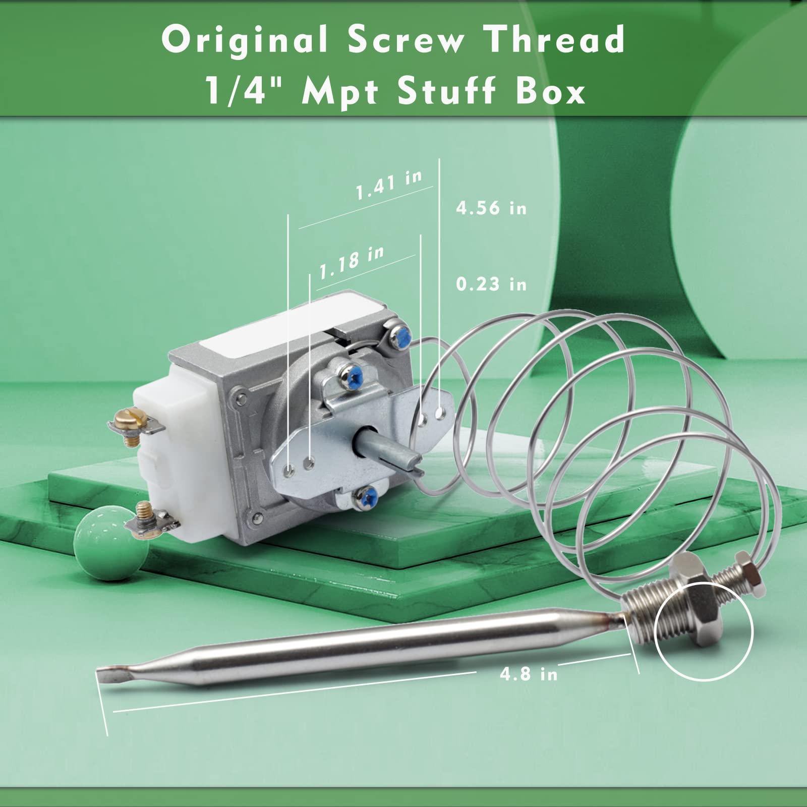 Mhrxusd Pitco-compatible thermostat for fast service compatibility