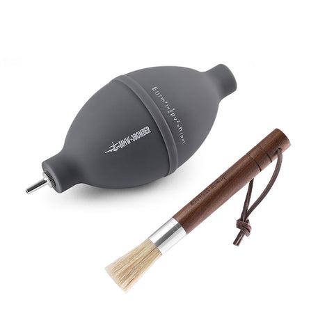 MHW-3BOMBER air-blower nozzle for precise dust removal on espresso gear.