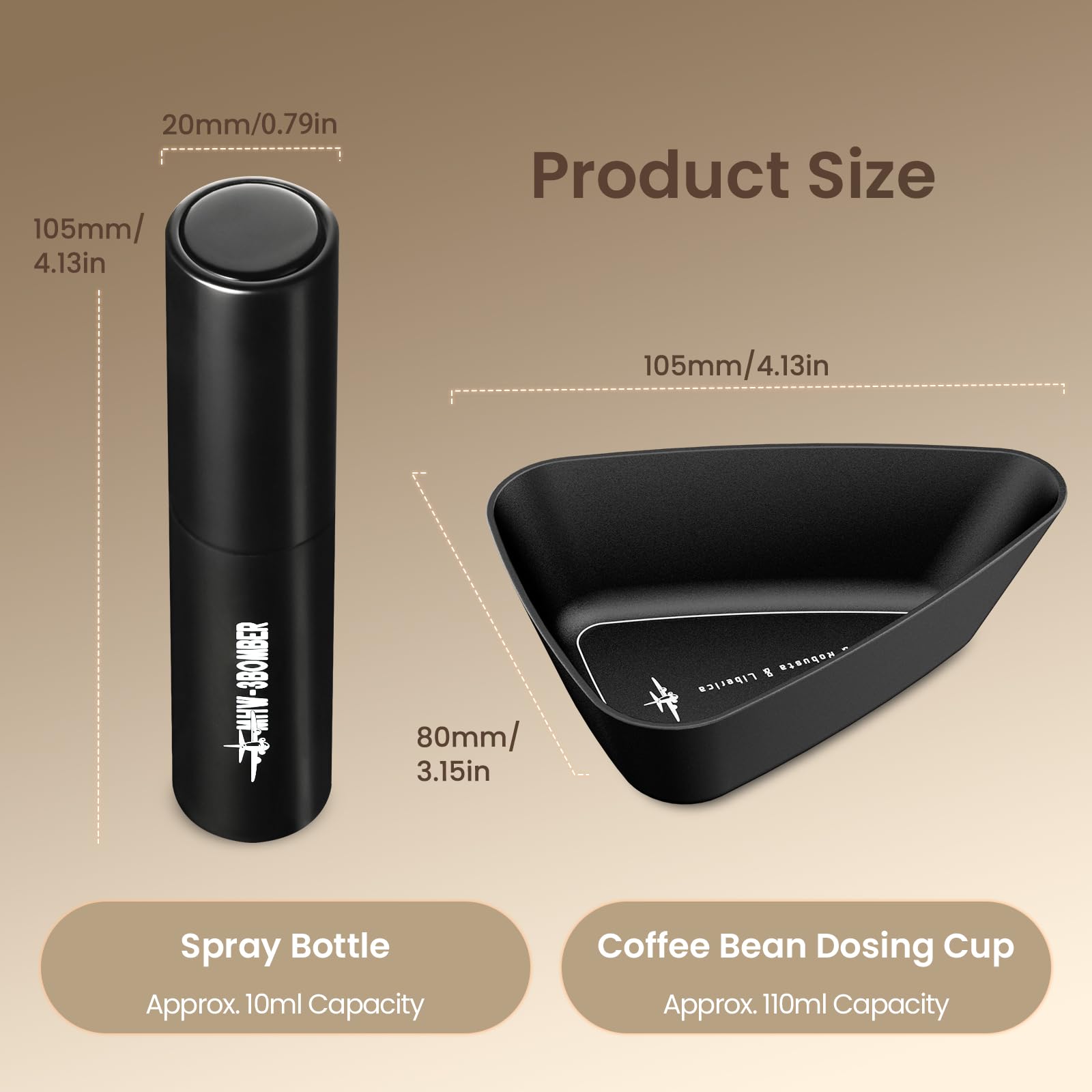 MHW-3BOMBER compact coffee accessory keeps your station organized.