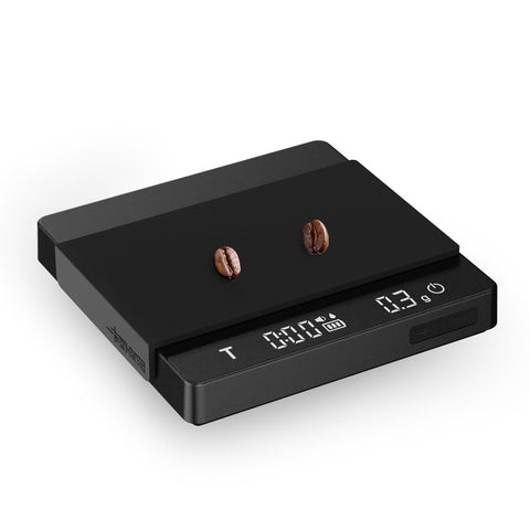 MHW-3BOMBER espresso scale front display for precise 0.1g dosing
