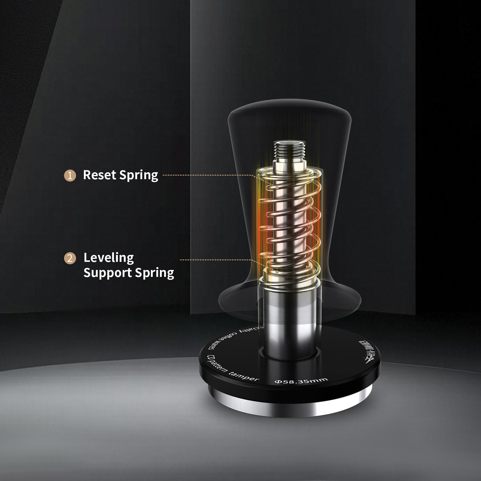 MHW-3BOMBER horizontal press guides tamping for even puck density