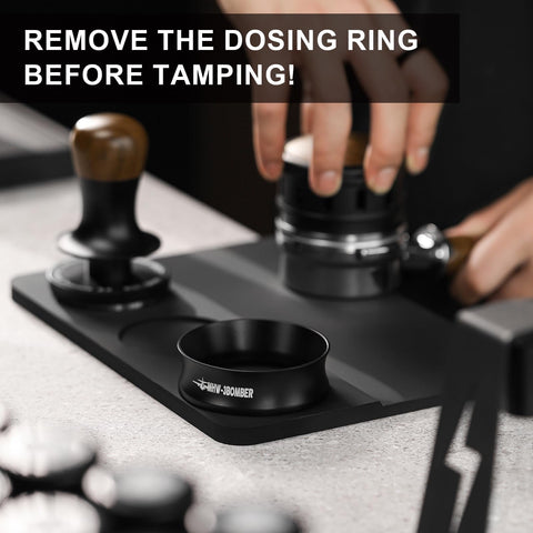 MHW-3BOMBER lightweight 32g ring minimizes bulk on the machine.