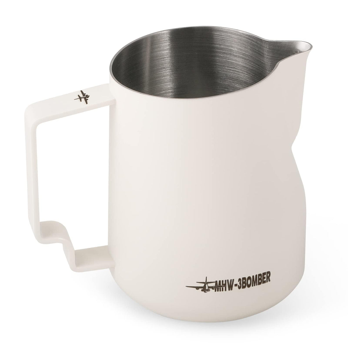 MHW-3BOMBER milk frothing pitcher 12oz with a smooth pour for latte art