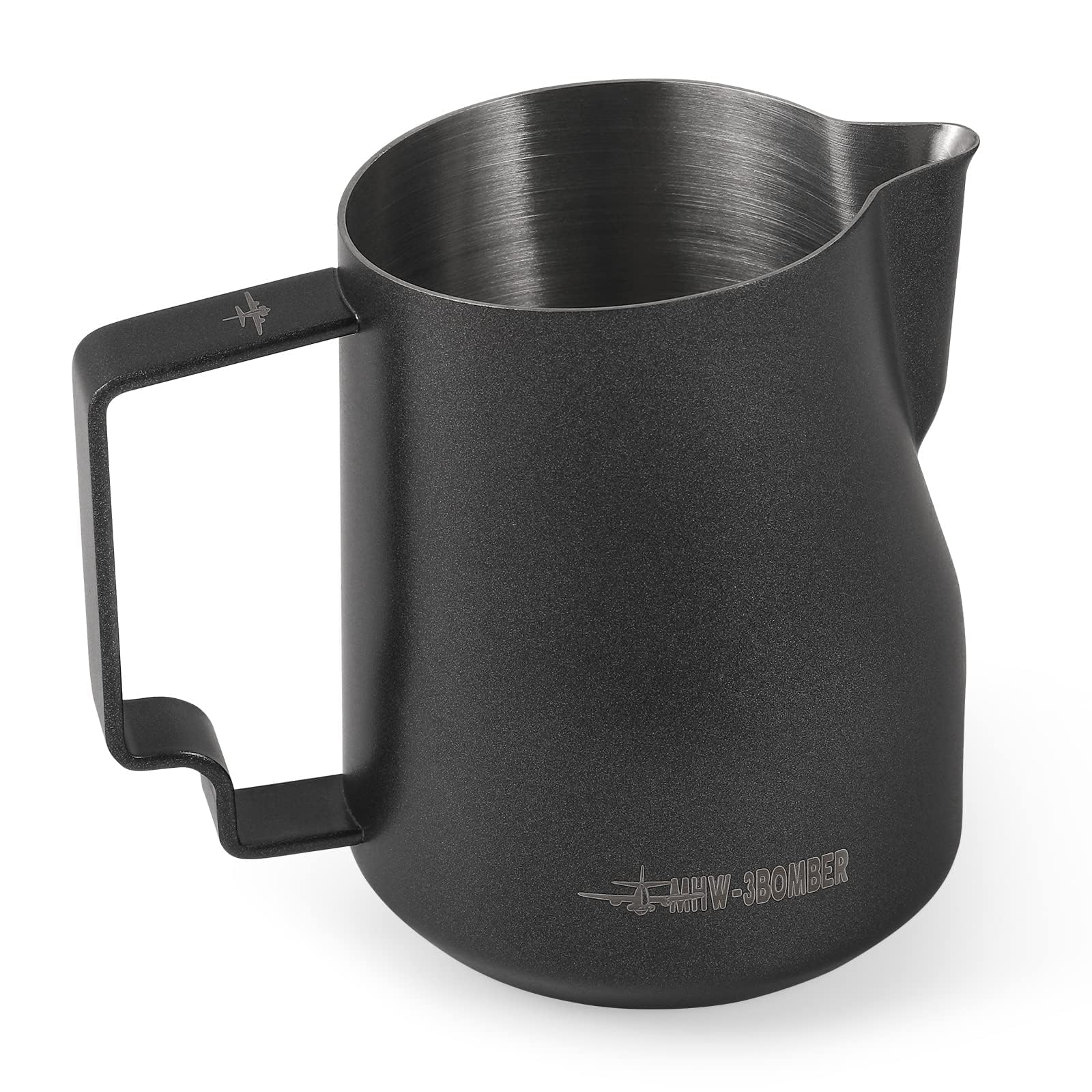 MHW-3BOMBER milk pitcher 12oz ideal for smooth foam and latte art.