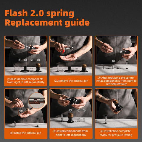 MHW-3BOMBER includes spring options for adjustable tamping: 15lb and 30lb.