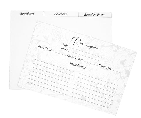 Mia + Esme 12 tabbed dividers help categorize family favorites
