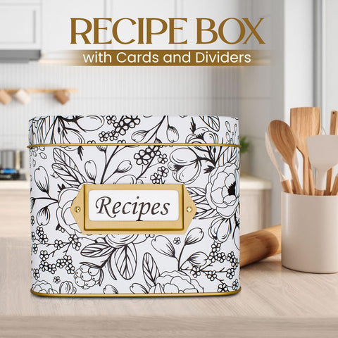 Mia + Esme 50 double sided recipe cards for versatile cooking notes