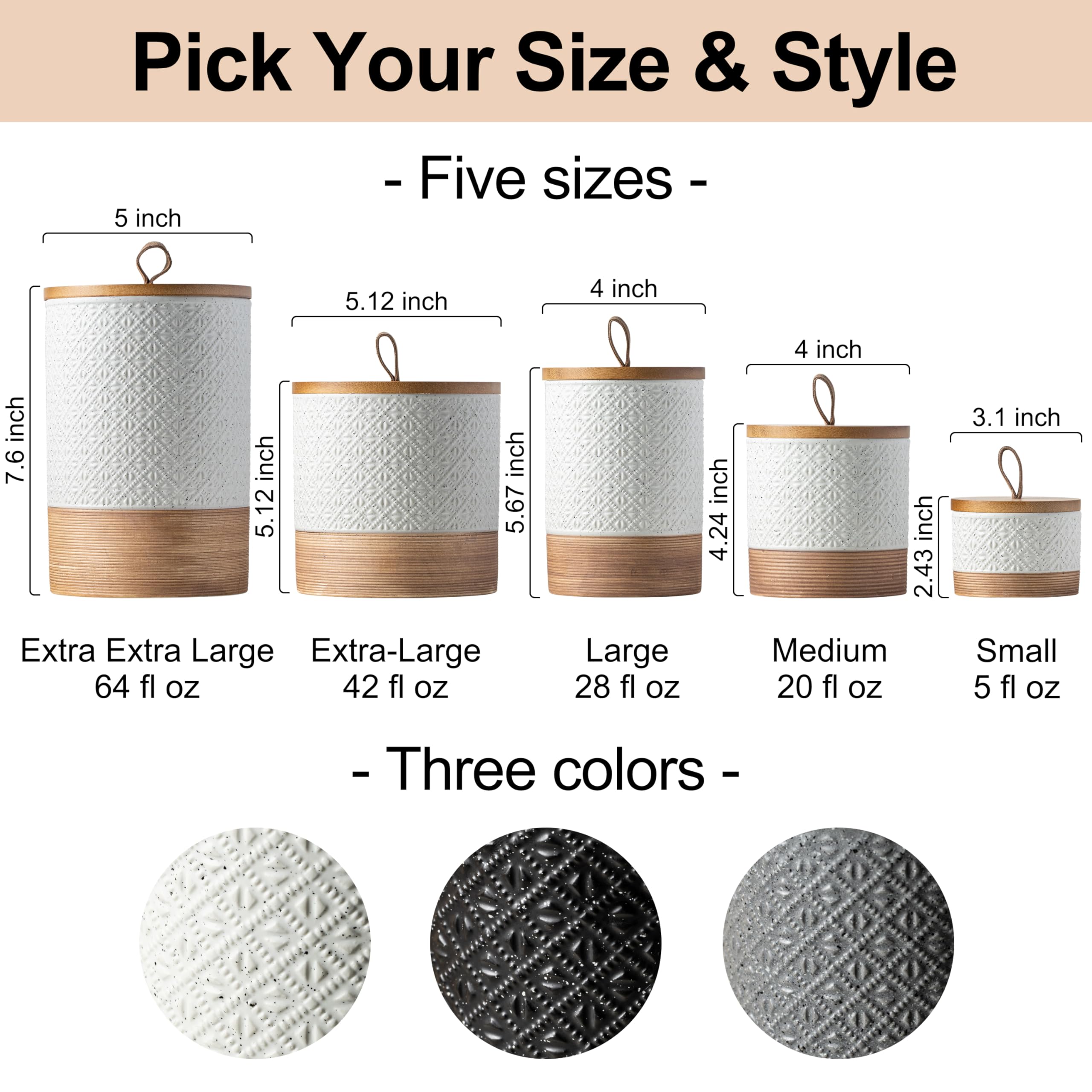 Miamolo airtight seal emphasizes long-lasting freshness for dry goods.