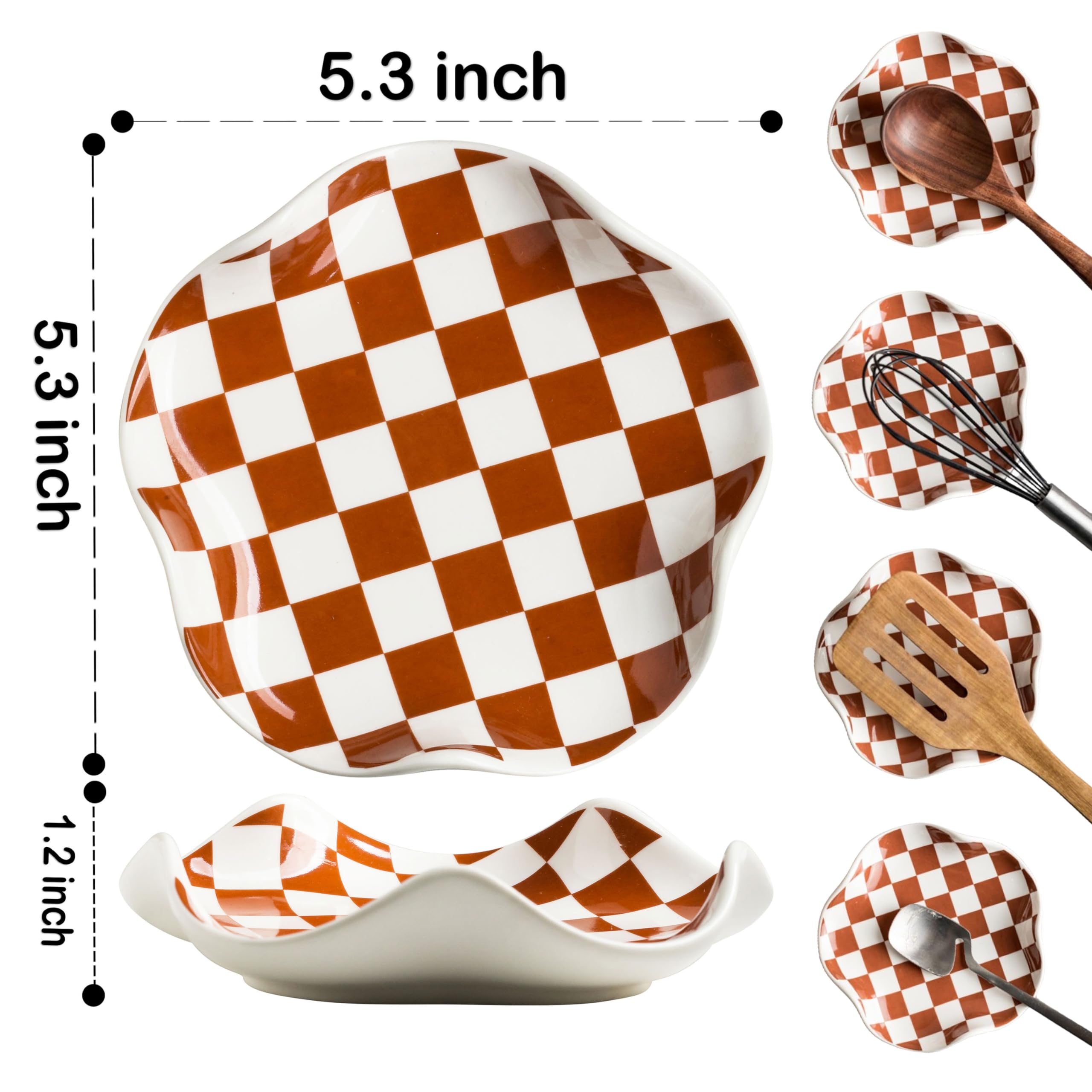 Miamolo ceramic spoon holder on kitchen counter protects surfaces and reduces mess