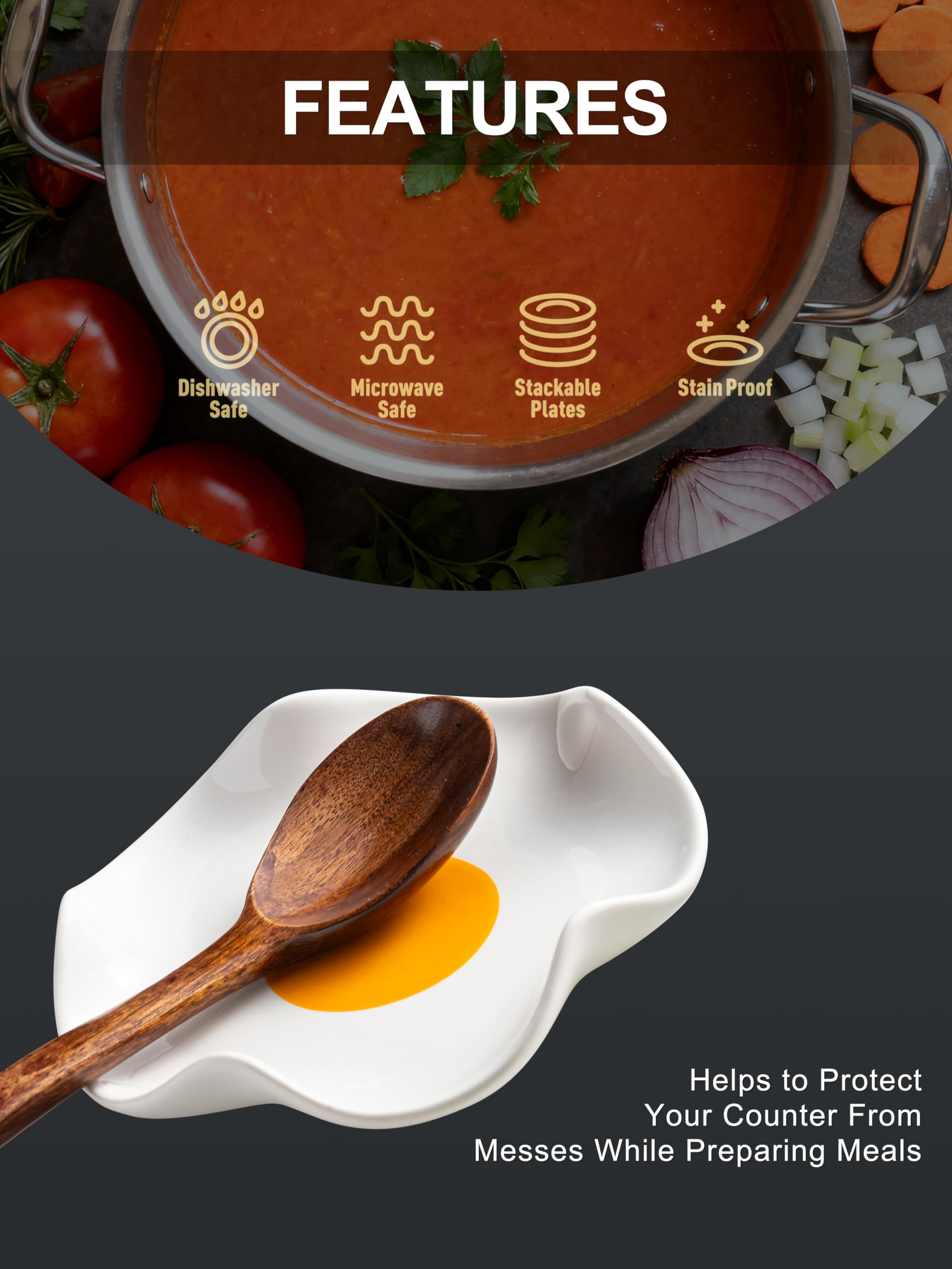 Miamolo kitchen counter spatula holder adding charm while keeping utensils within reach