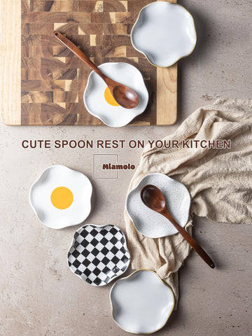 Miamolo versatile spoon rest usable as small serving dish for picnics