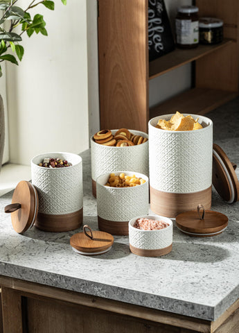 Miamolo nuts storage container helps keep snacks fresh and organized.