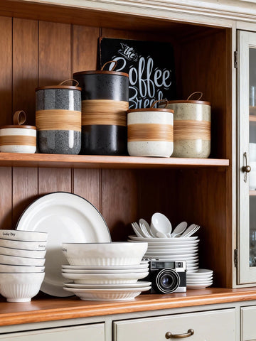 Ideal for outdoor picnics with portable, stackable jars.