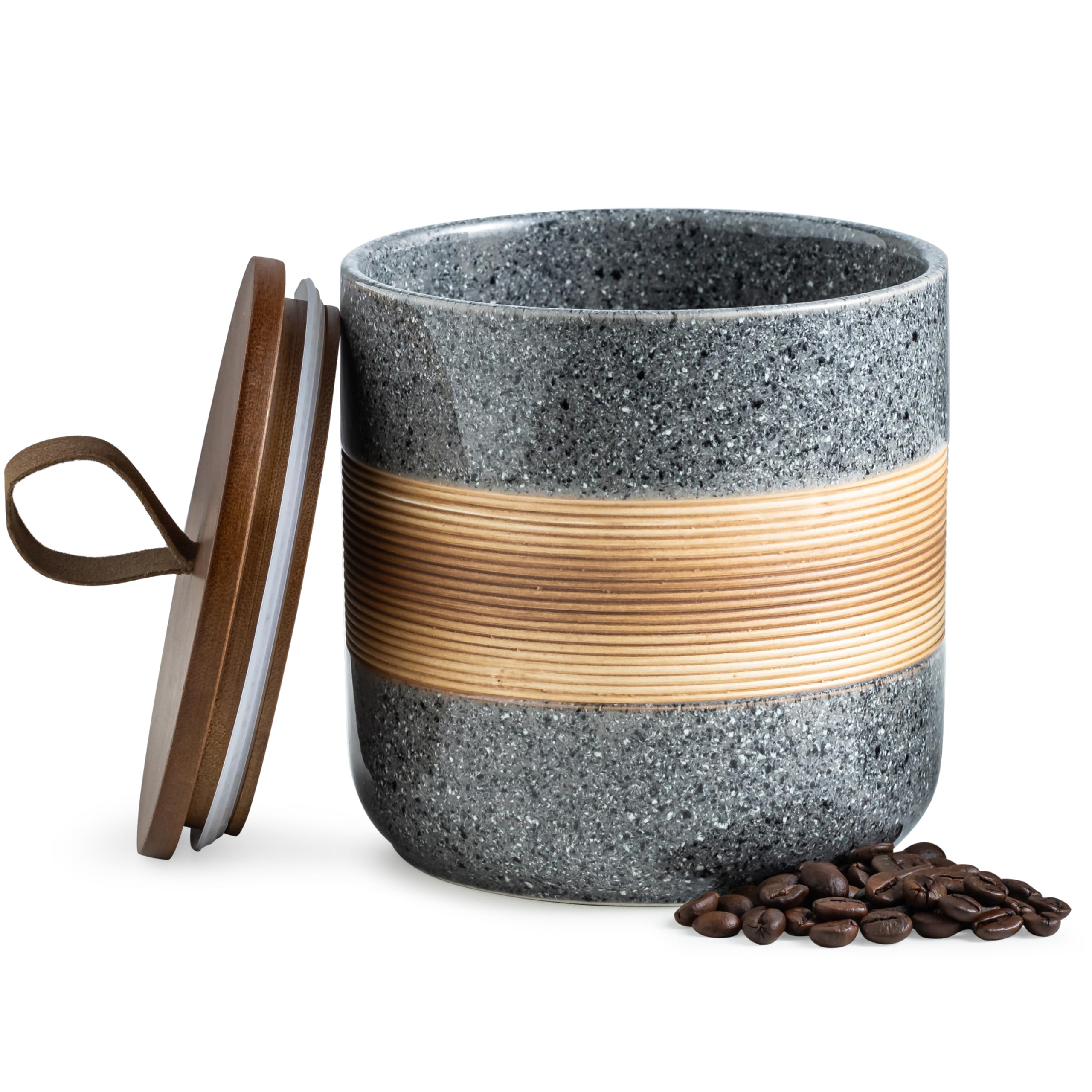 Miamolo spice jars with airtight lid on kitchen counter keep spices fresh