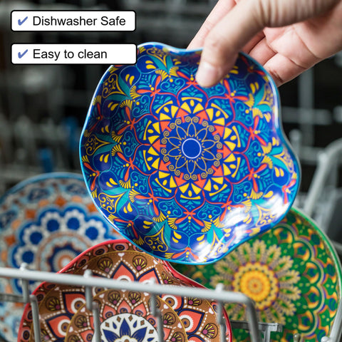 Miamolo Boho flower-edge spoon rest adds artful decor and function.