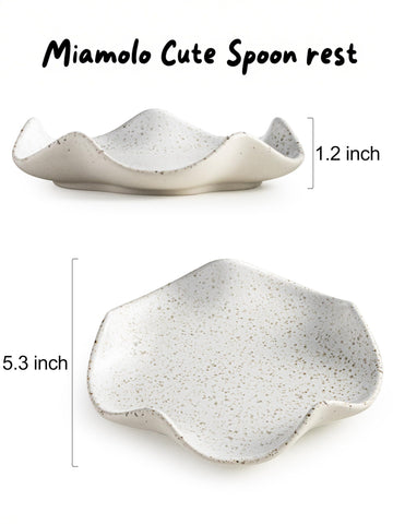 Miamolo easy-clean spoon rest resists stains for daily cooking