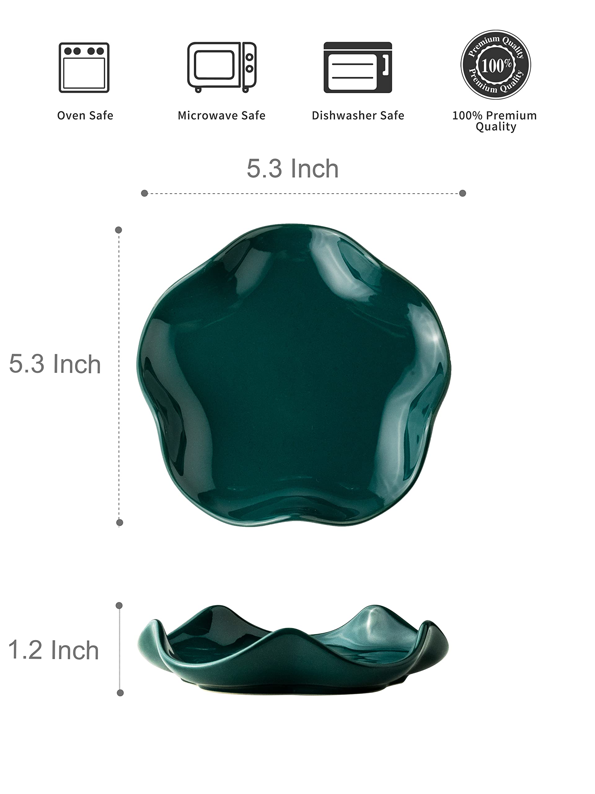 Miamolo dark green spoon rest on stove top keeps utensils organized.