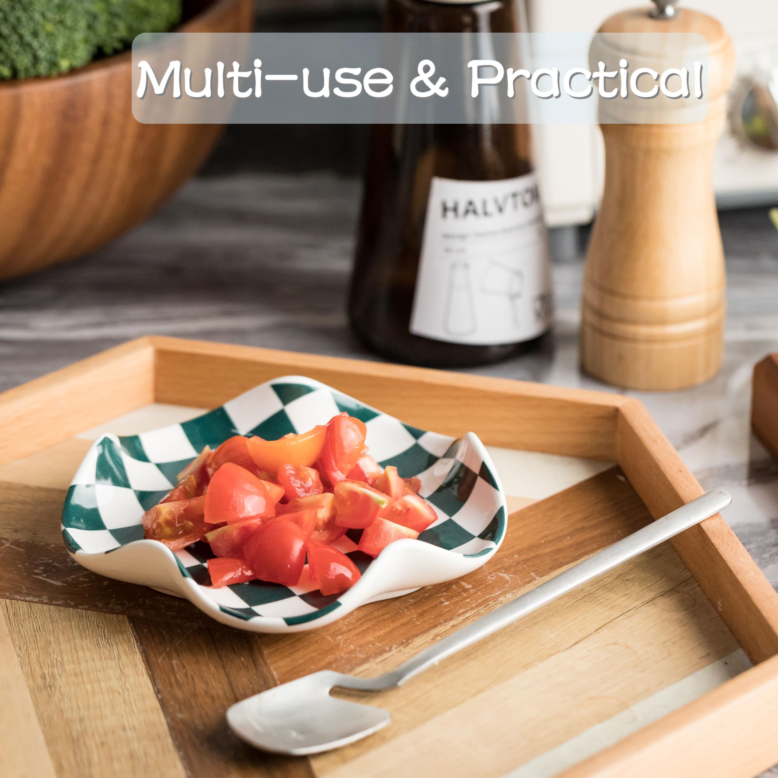 Miamolo stackable spoon rests save space in cabinets and drawers after cooking.