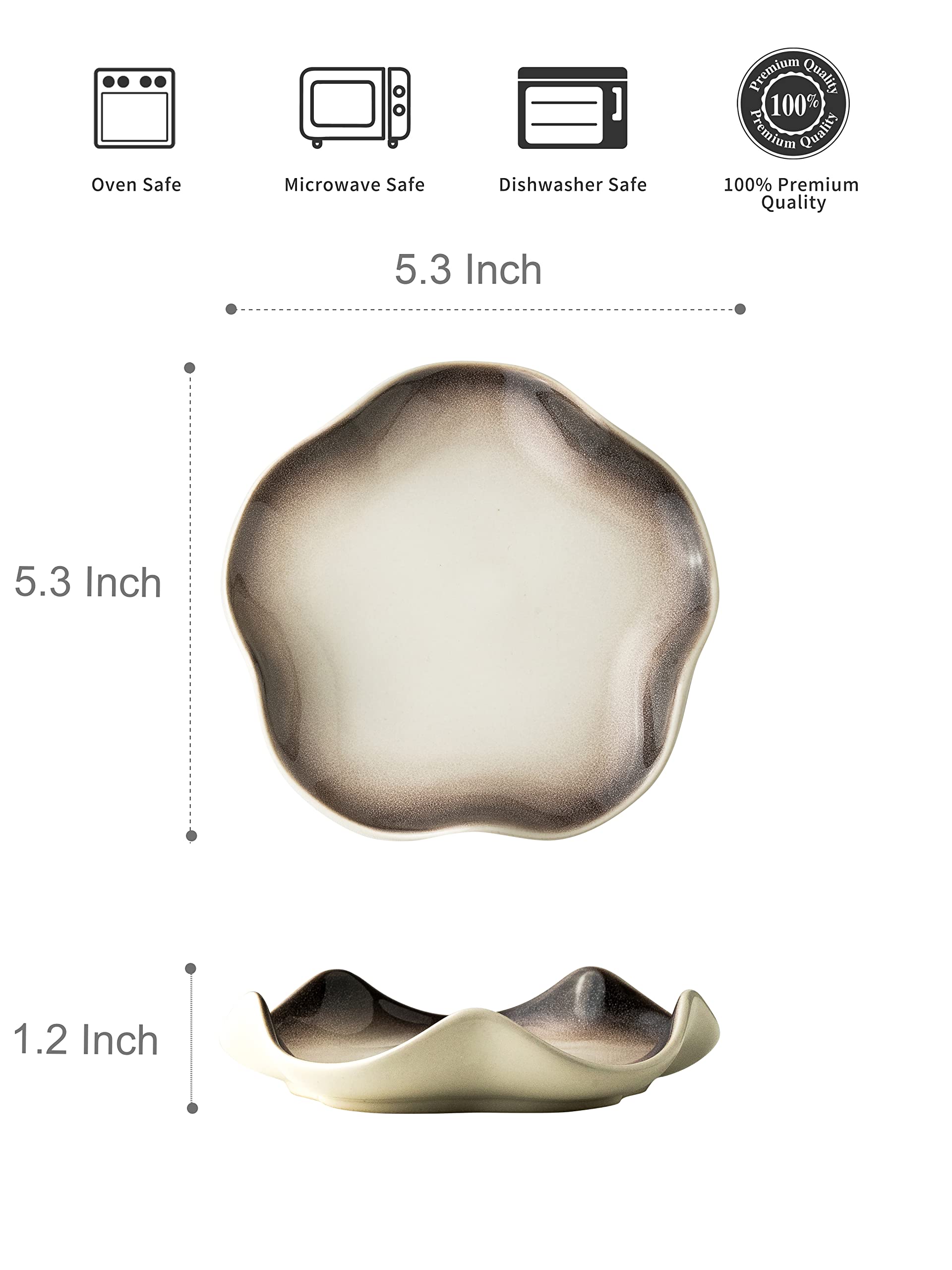 Miamolo teal spoon rest with ruffled edge resists stains for easy cleaning.