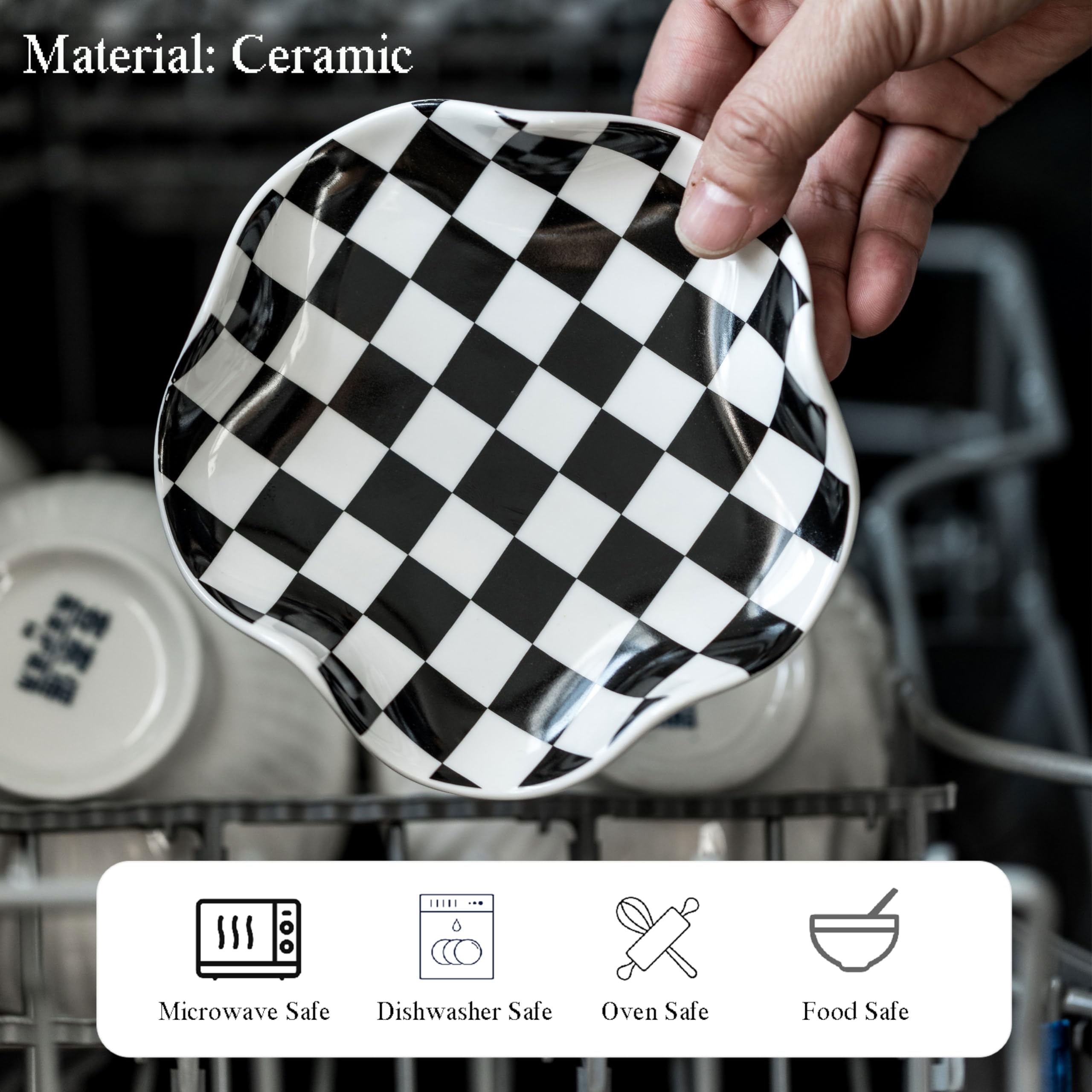 Miamolo wide 5.3 inch spoon rest offers stable, non-slip support.