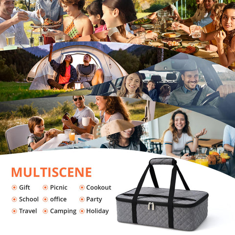 MIAOJIE easy-clean exterior simplifies post-trip cleanup after meals.