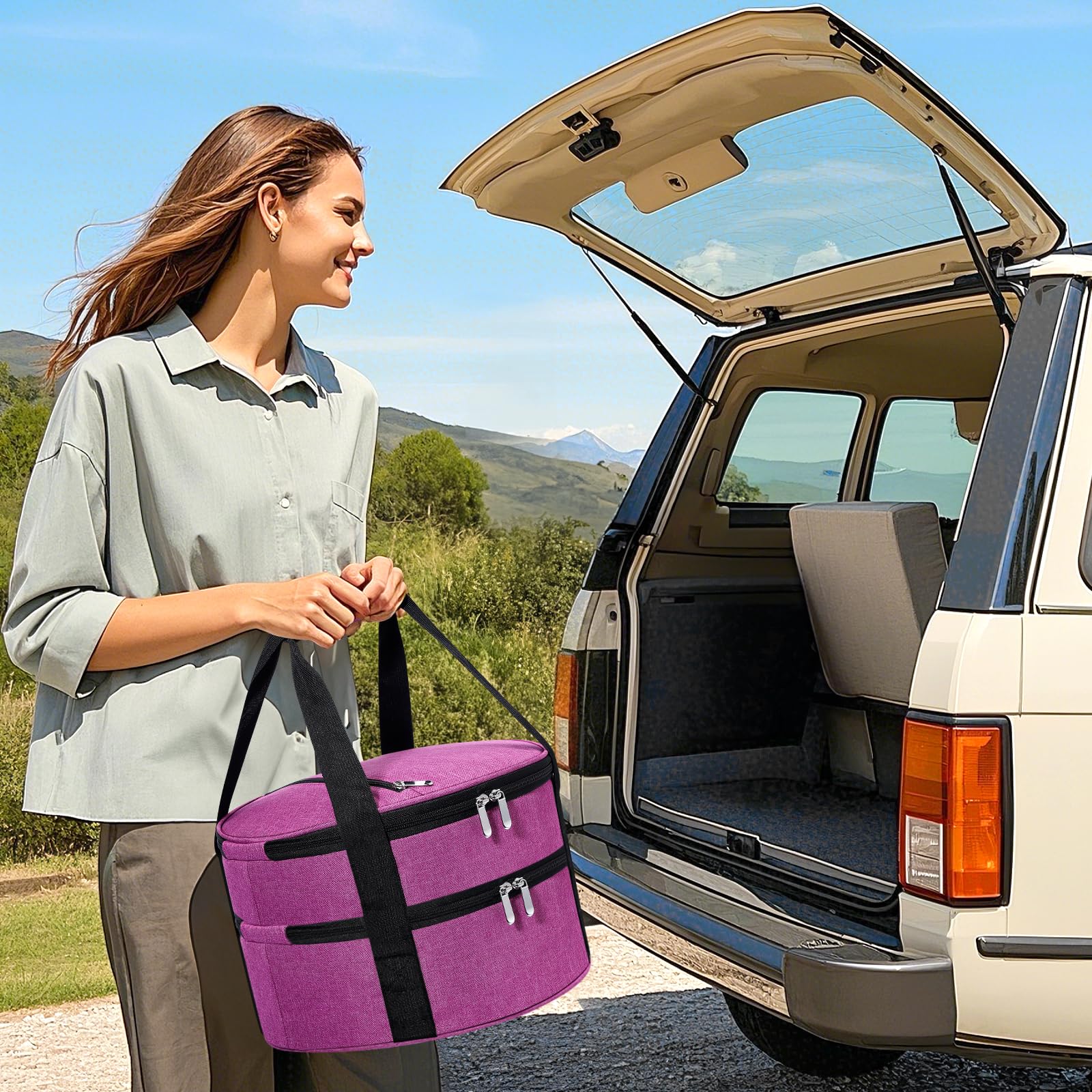 MIAOJIE ideal for outdoor picnics and parties thanks to rugged exterior.
