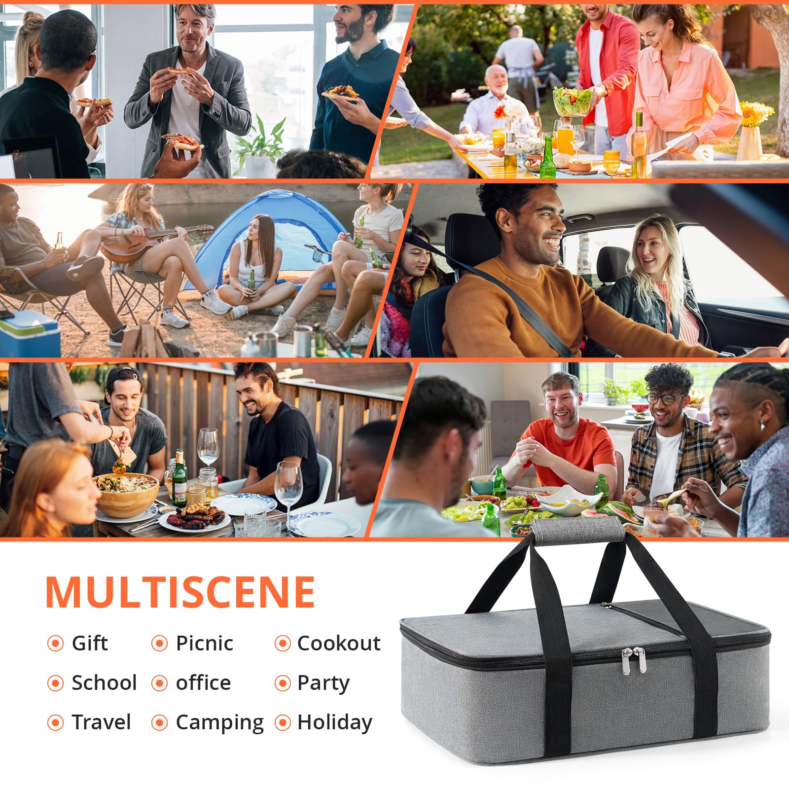 MIAOJIE bag cleans easily with dirt-proof Oxford fabric after use.