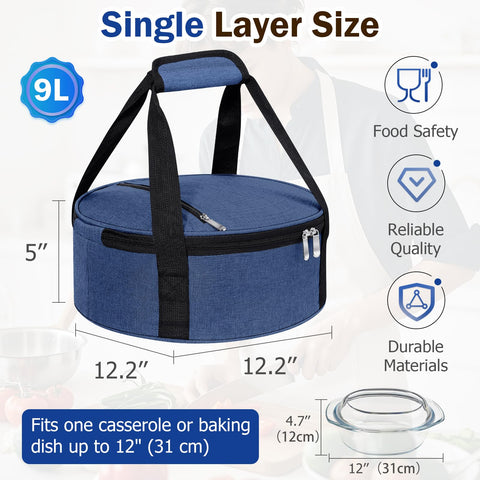 MIAOJIE insulation layer highlighting keeping hot meals warm during outdoor picnics.