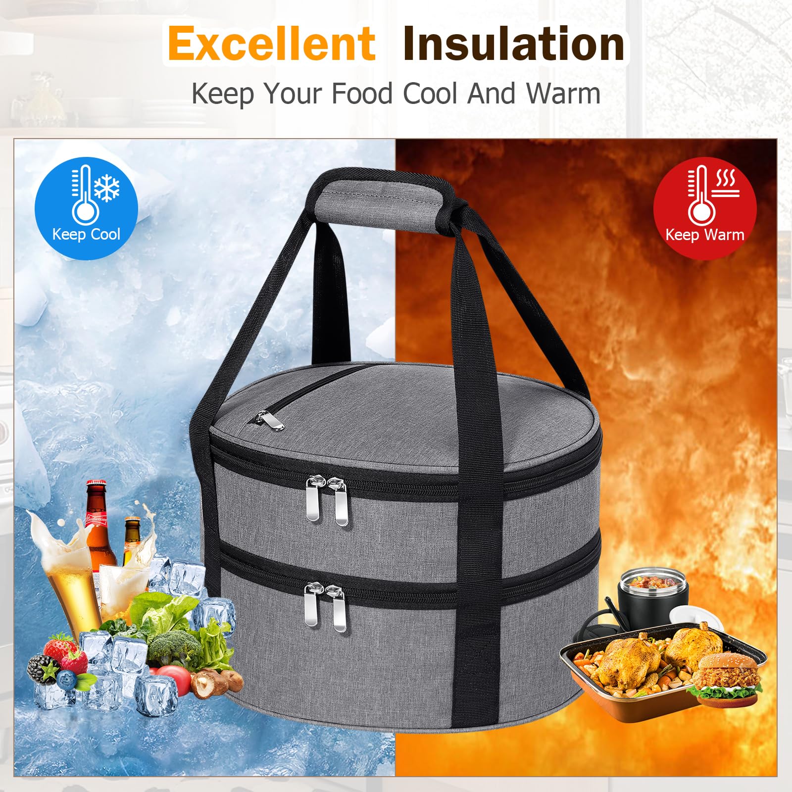 MIAOJIE interior insulation highlights 8mm foam for temperature retention