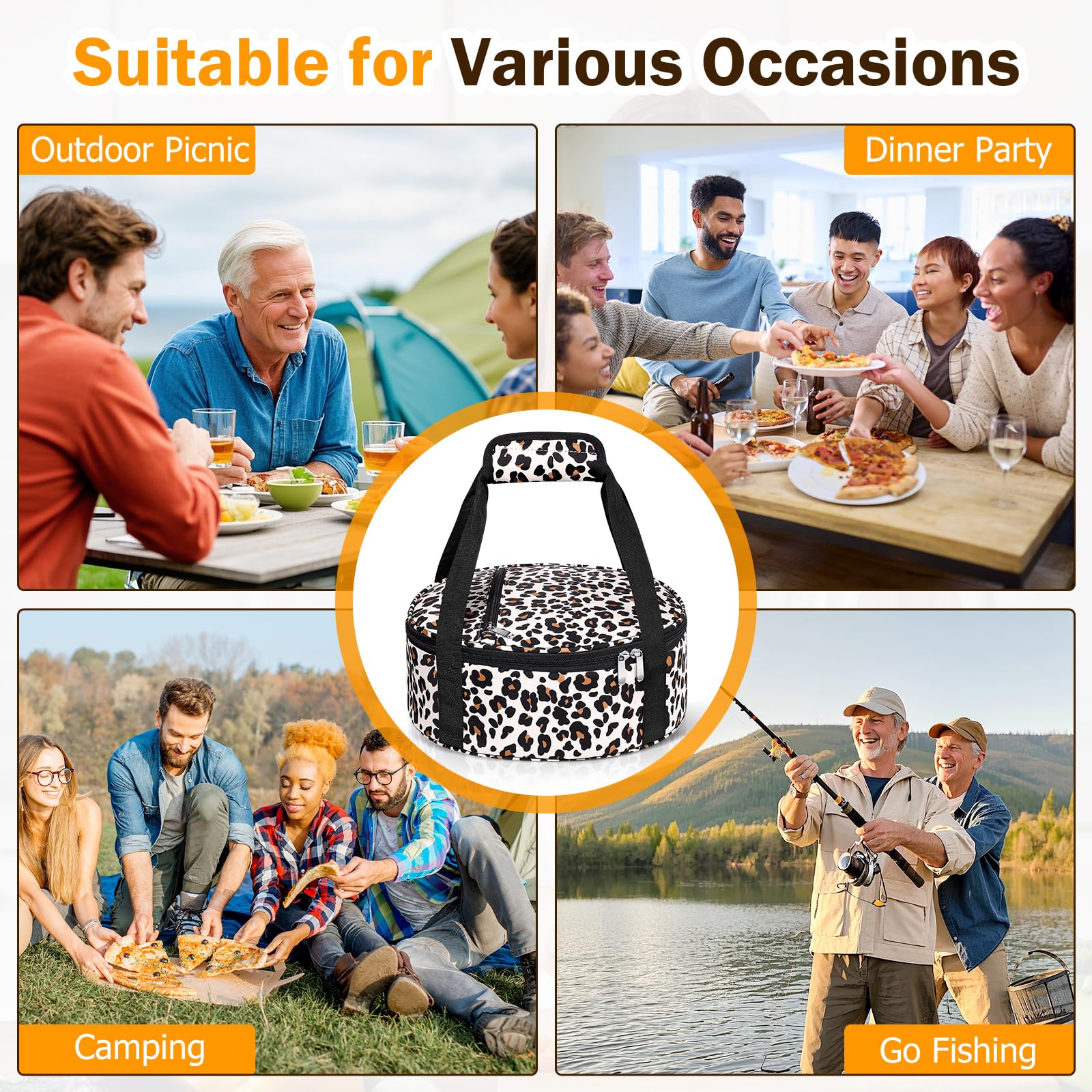 MIAOJIE leopard carrier leakproof lid design prevents spills during transport.