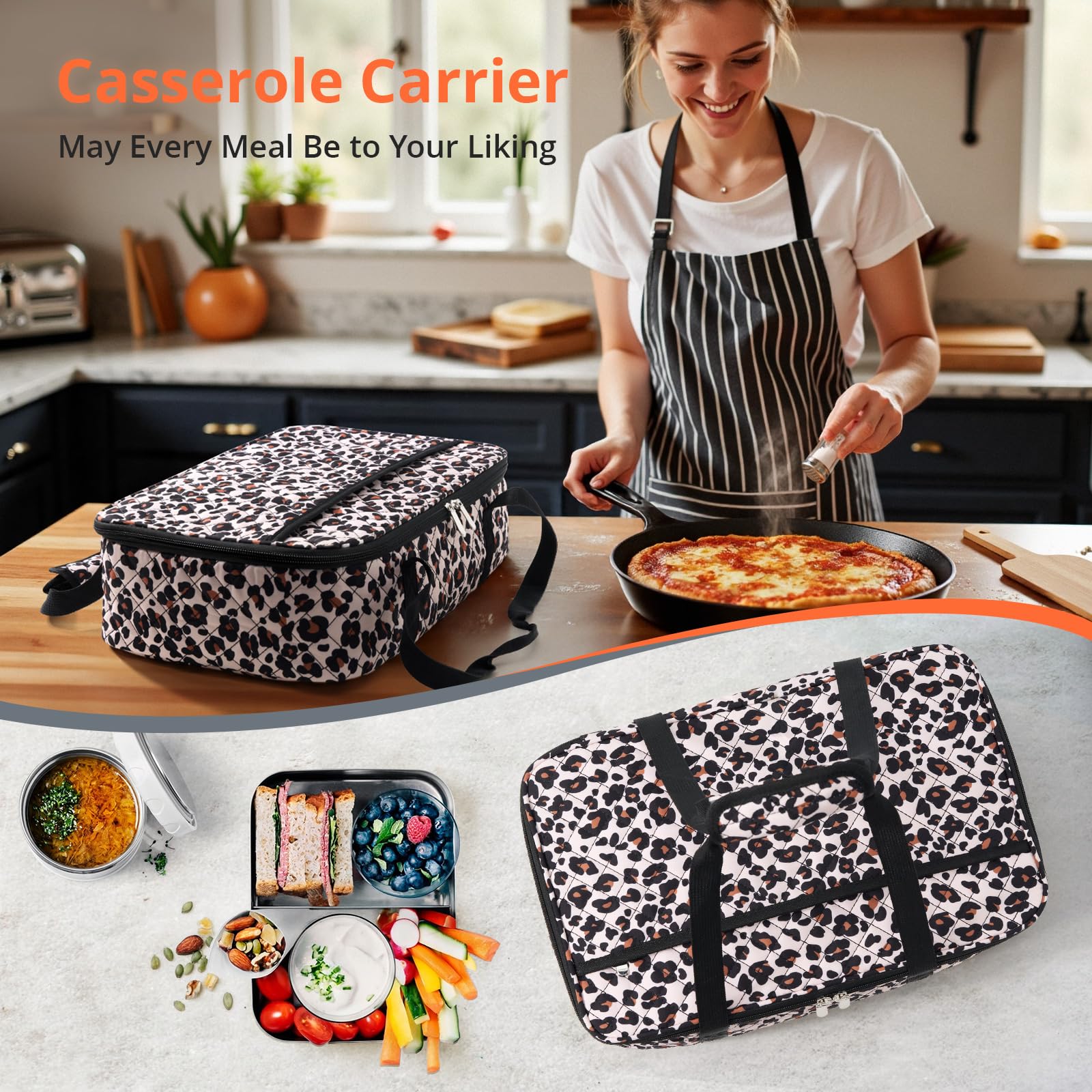 MIAOJIE dual handles provide comfortable carrying during commutes and trips.