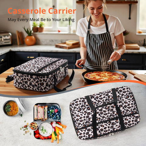 MIAOJIE dual handles provide comfortable carrying during commutes and trips.